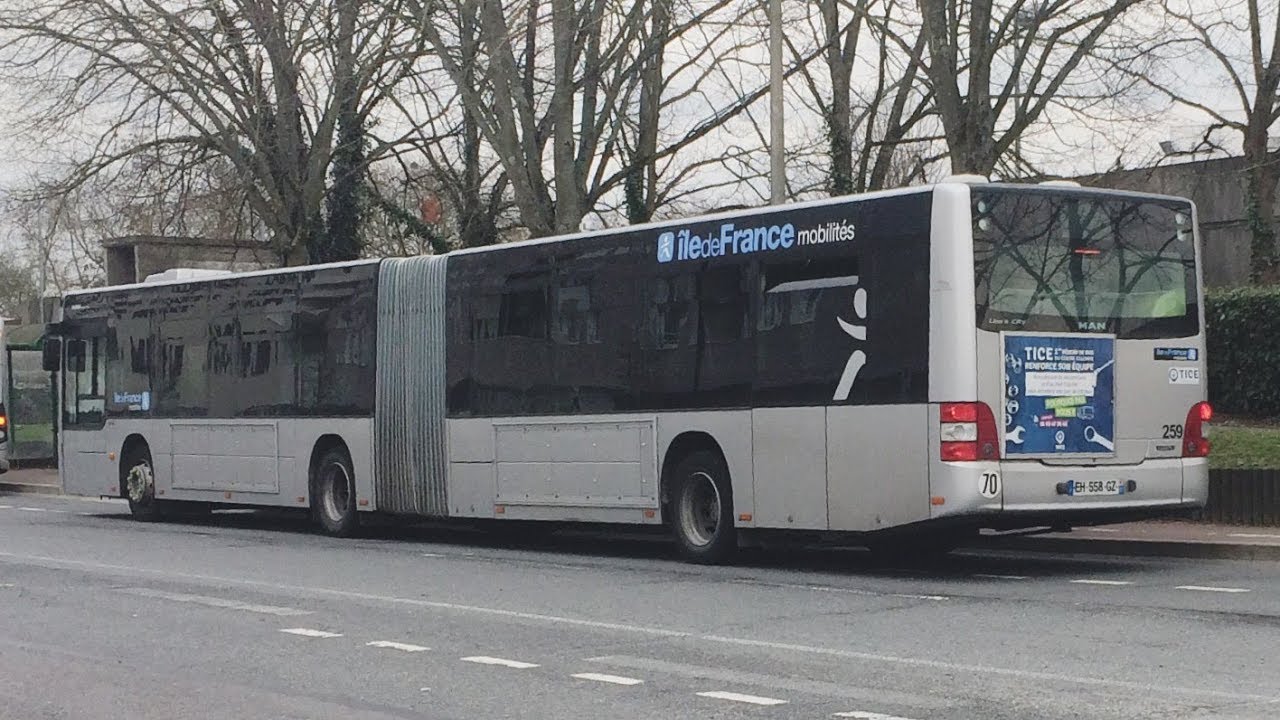 Bus TICE- Ligne 401- Corbeil-Essonnes RER_Saint-Michel/Orge - Rue Berlioz - Toute la ligne - [HD]
