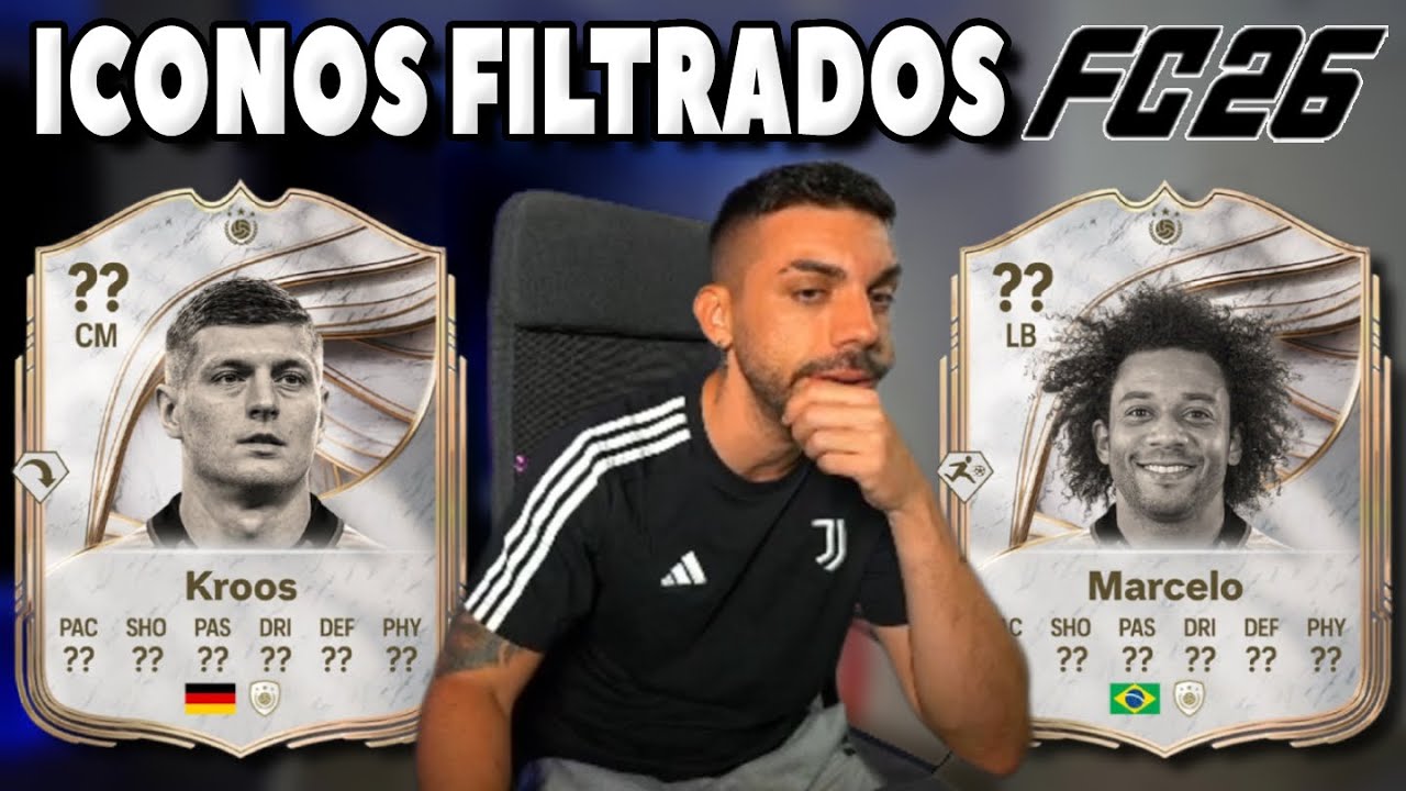 DjMaRiiO REACCIONA a los NUEVOS ICONOS de FC 26 FILTRADOS | KROOS, MARCELO, INIESTA, IBRA y MÁS