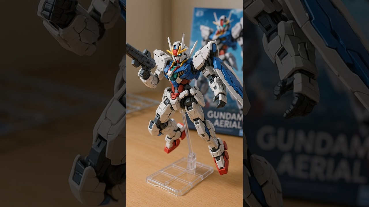 Gundam Aerial in Action! 🚀 Witness Its Power Now! 