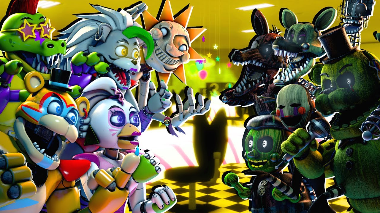 [SFM FNaF] Security Breach vs Phantom