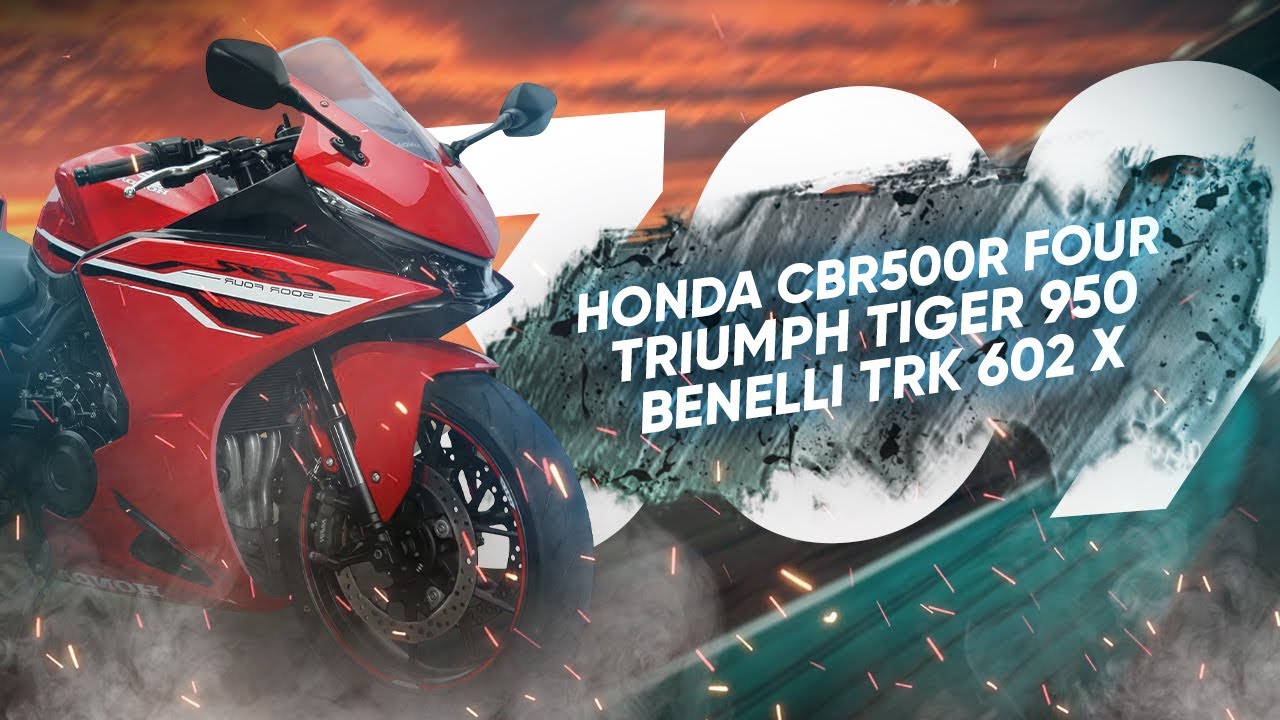 Мотоновости - новая Honda CBR500R Four, шпионский Tiger 950, Benelli TRK602X, Verge TS PRO/ULTRA