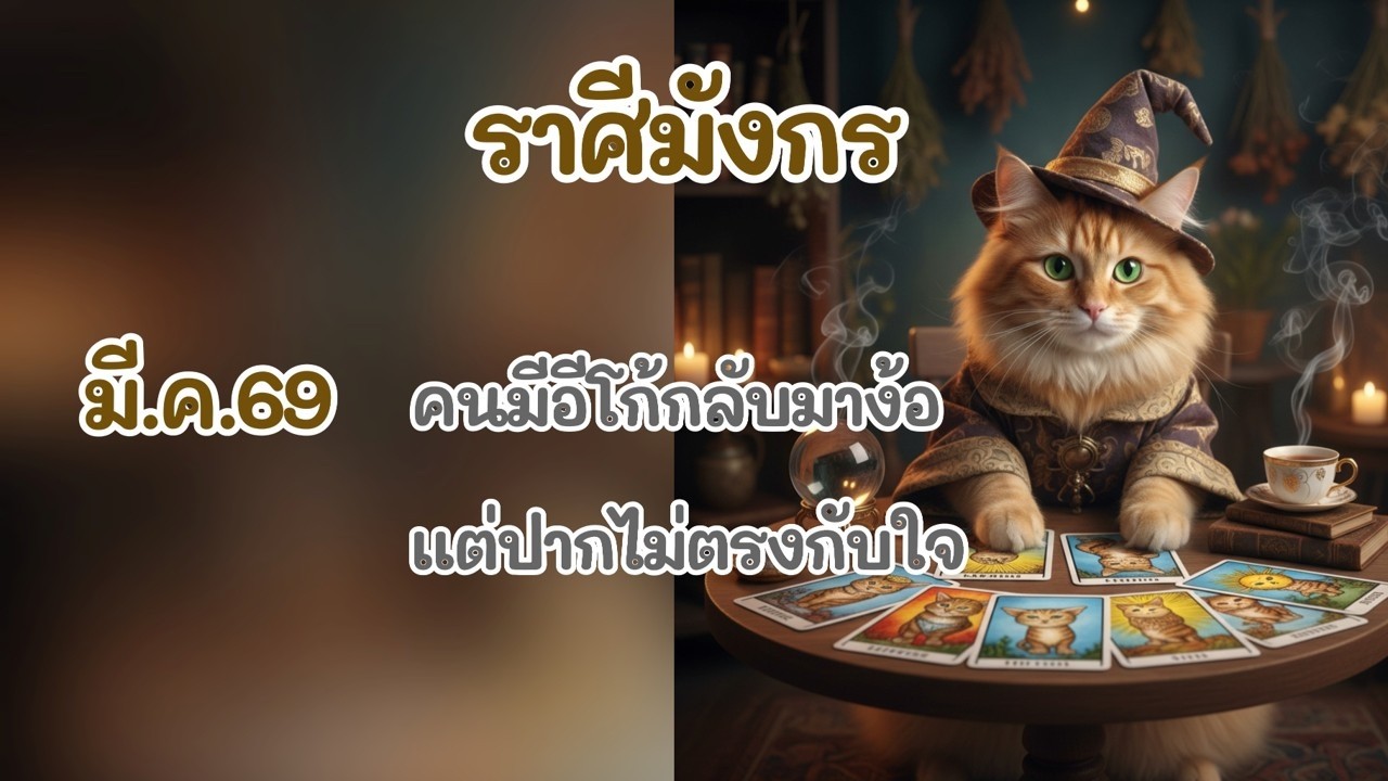#ราศีมังกร มี.ค.69 : คนมีอีโก้กลับมาง้อ แต่ปากไม่ตรงกับใจ