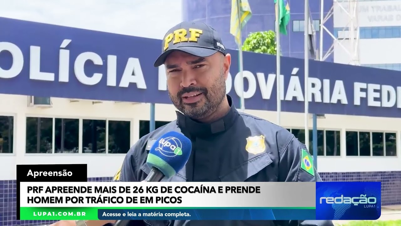 PRF apreende mais de 26 kg de cocaín@ e prende homem por tráfic@ de em Picos: