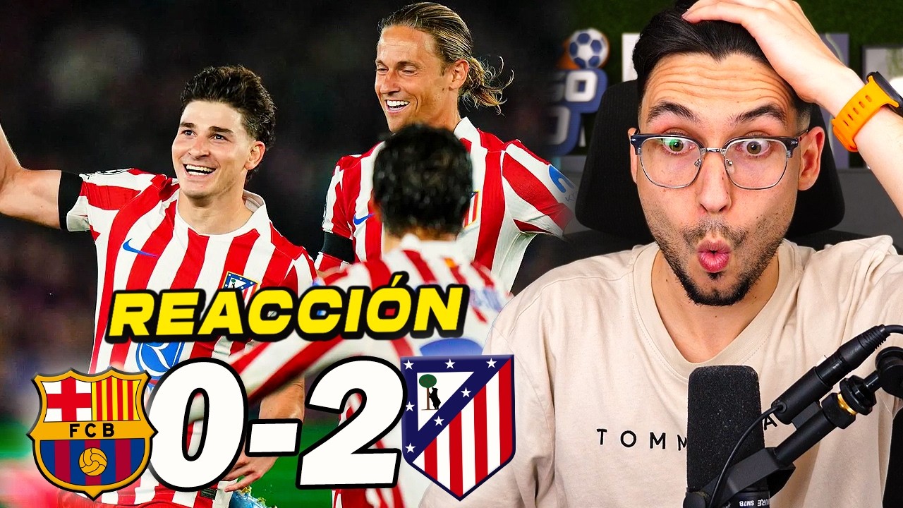 REACCIONANDO al Barcelona vs Atl&eacute;tico de Madrid 0-2 *MUY INJUSTO* | ByDiegoX10