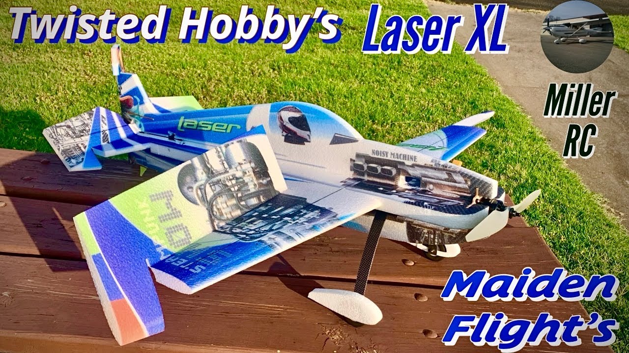 Впечатлит ли новый лазер Twisted Hobby? / Первые полеты лазера XL от Twisted Hobby.