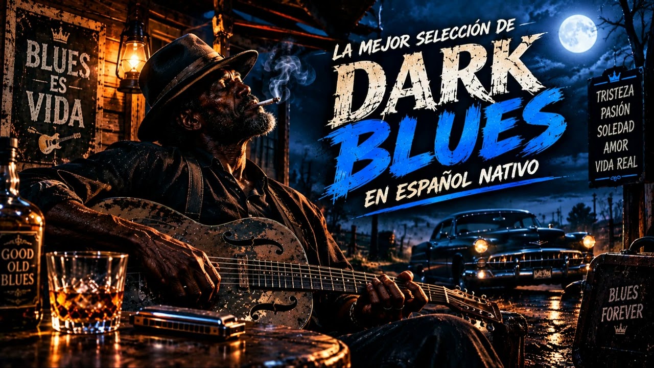 LA MEJOR SELECCI&Oacute;N DE DARK BLUES | BLUES PROFUNDO QUE LLEGA AL ALMA 🎸