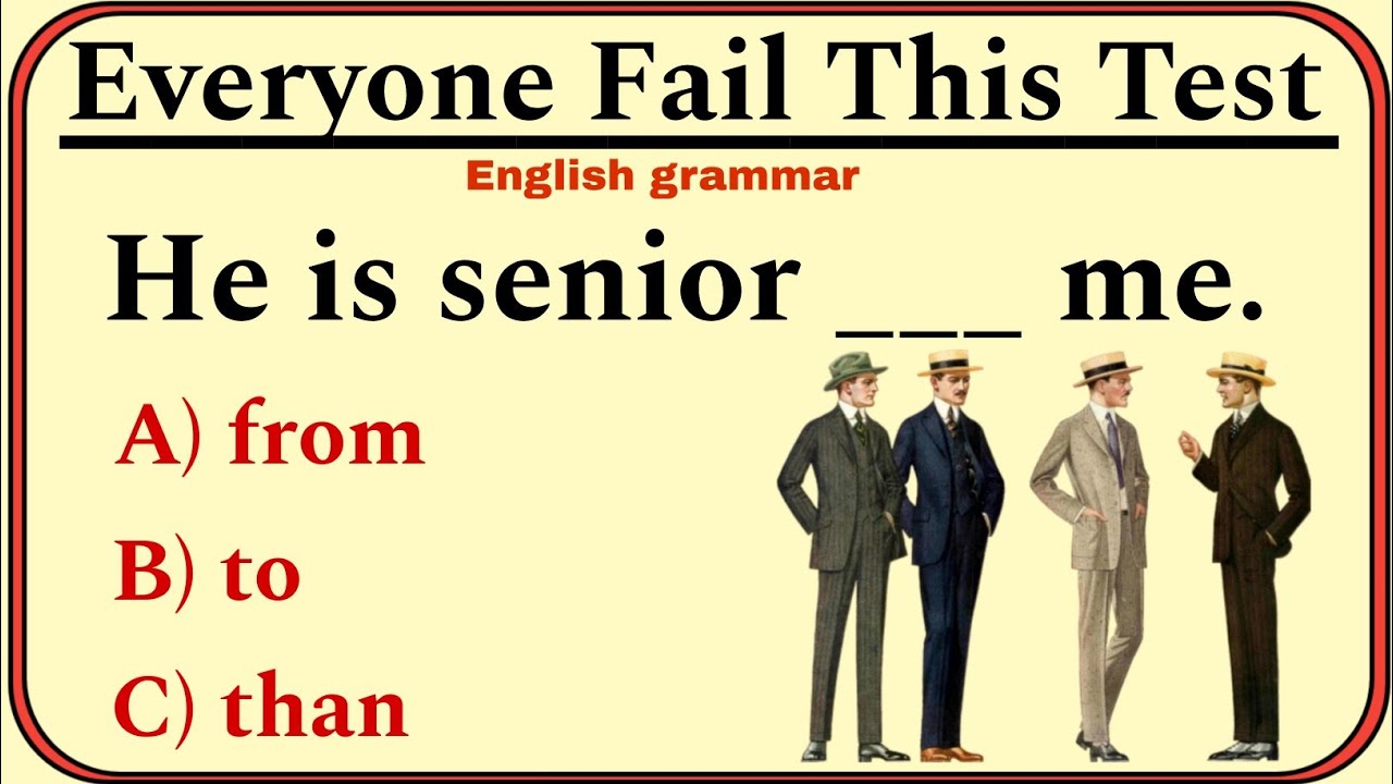 English Grammar Mixed Quiz | Only Smart Learners Can Score 100%