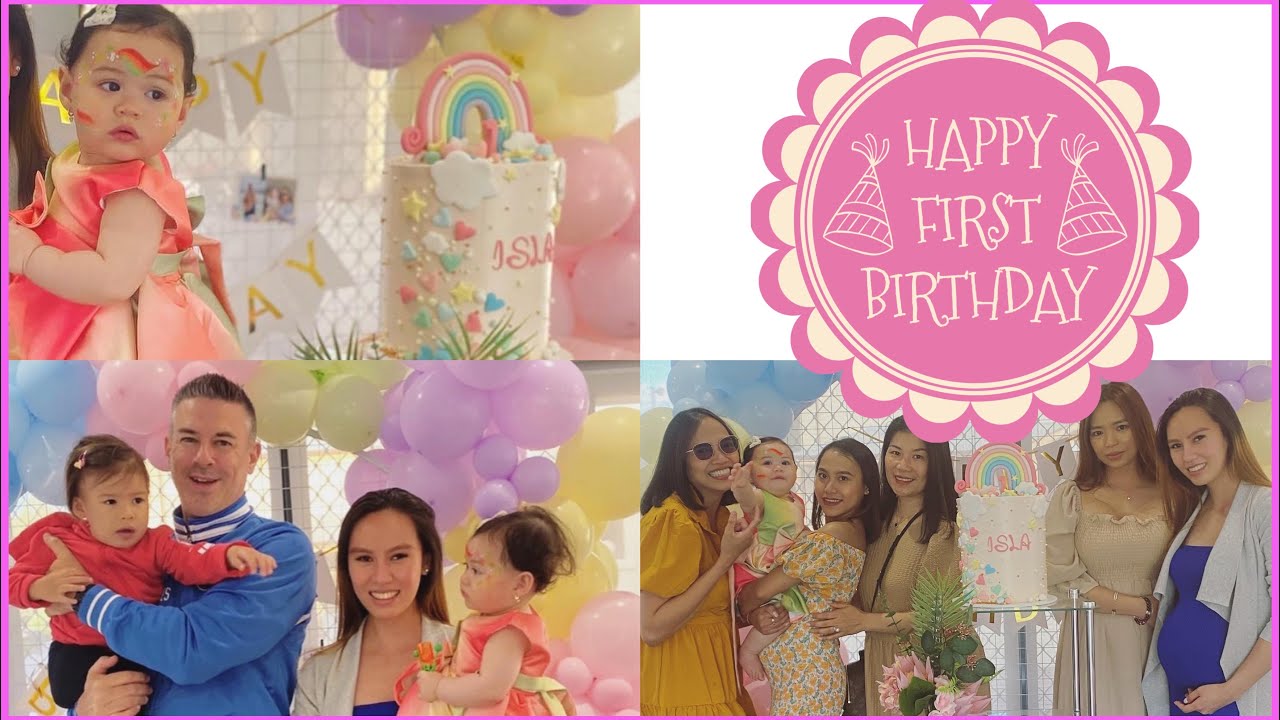 NAKIPAG BIRTHDAY || ISLA'S 1ST BIRTHDAY || Thefewstertv