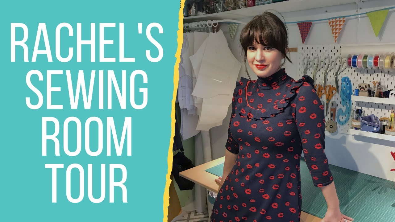 Rachel's Sewing Room Tour - Sewing Room Organization Ideas On A Budget