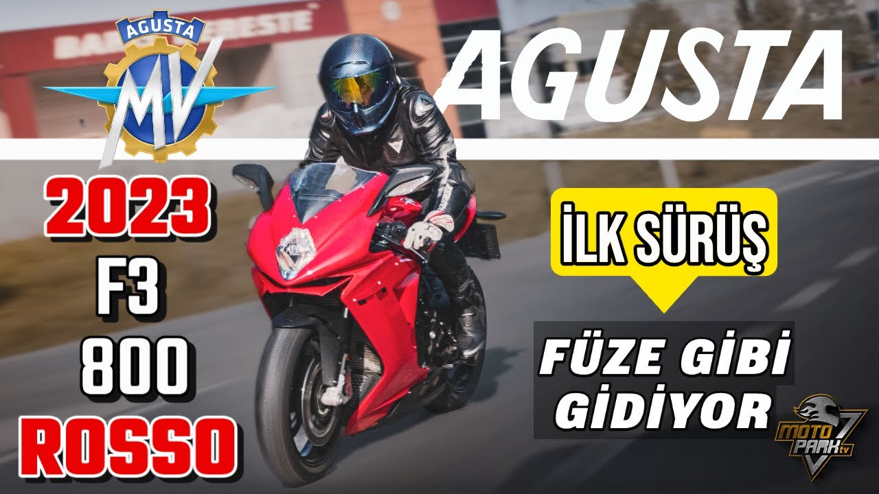 BU NASIL EGZOZ SESİ ? ACAYİP GAZLIYOR / MV AGUSTA F3 800 ROSSO VLOG İLK SÜRÜŞ