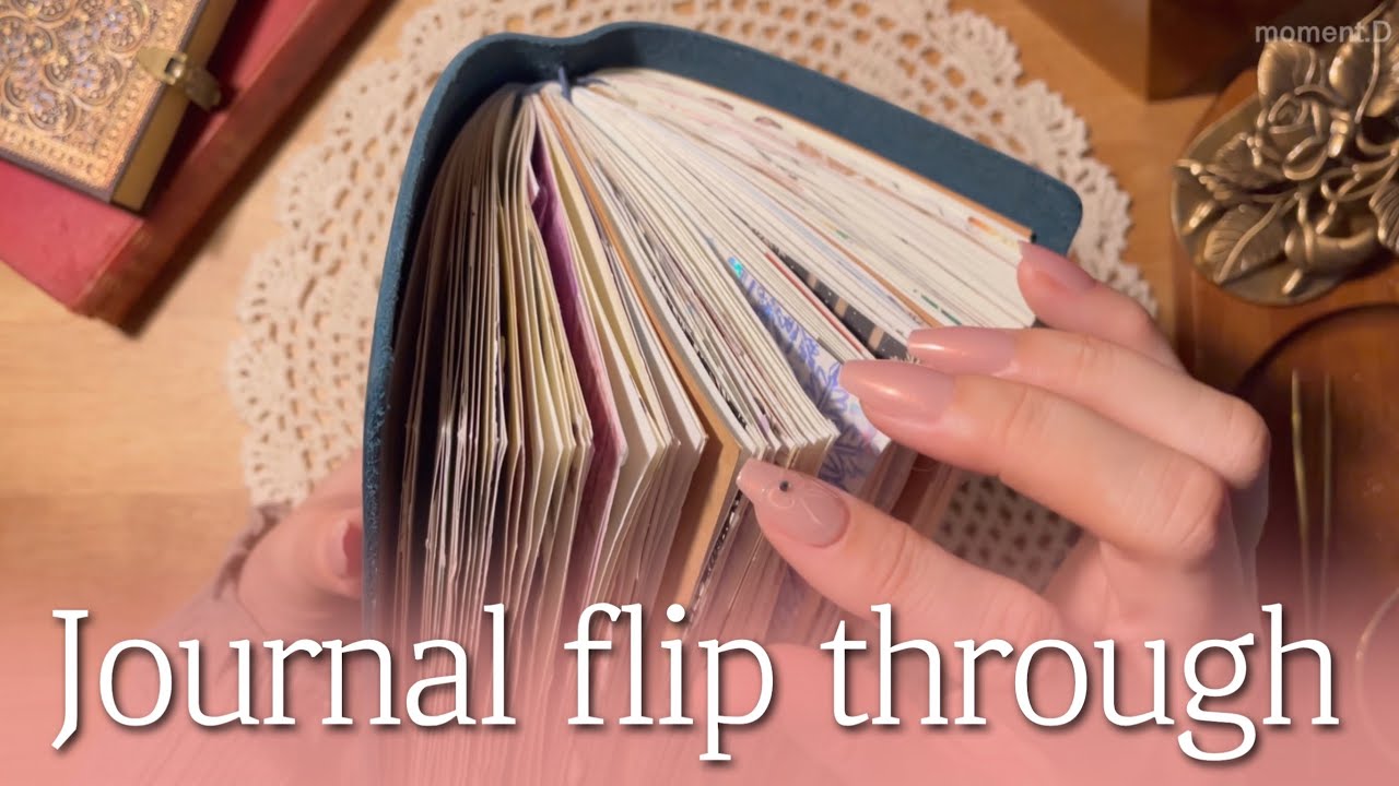 [sub] 드디어 다꾸 몰아보기! ep.7 마지막 페이지까지 꾸미고요😉 Journal flip through 📖 ASMR