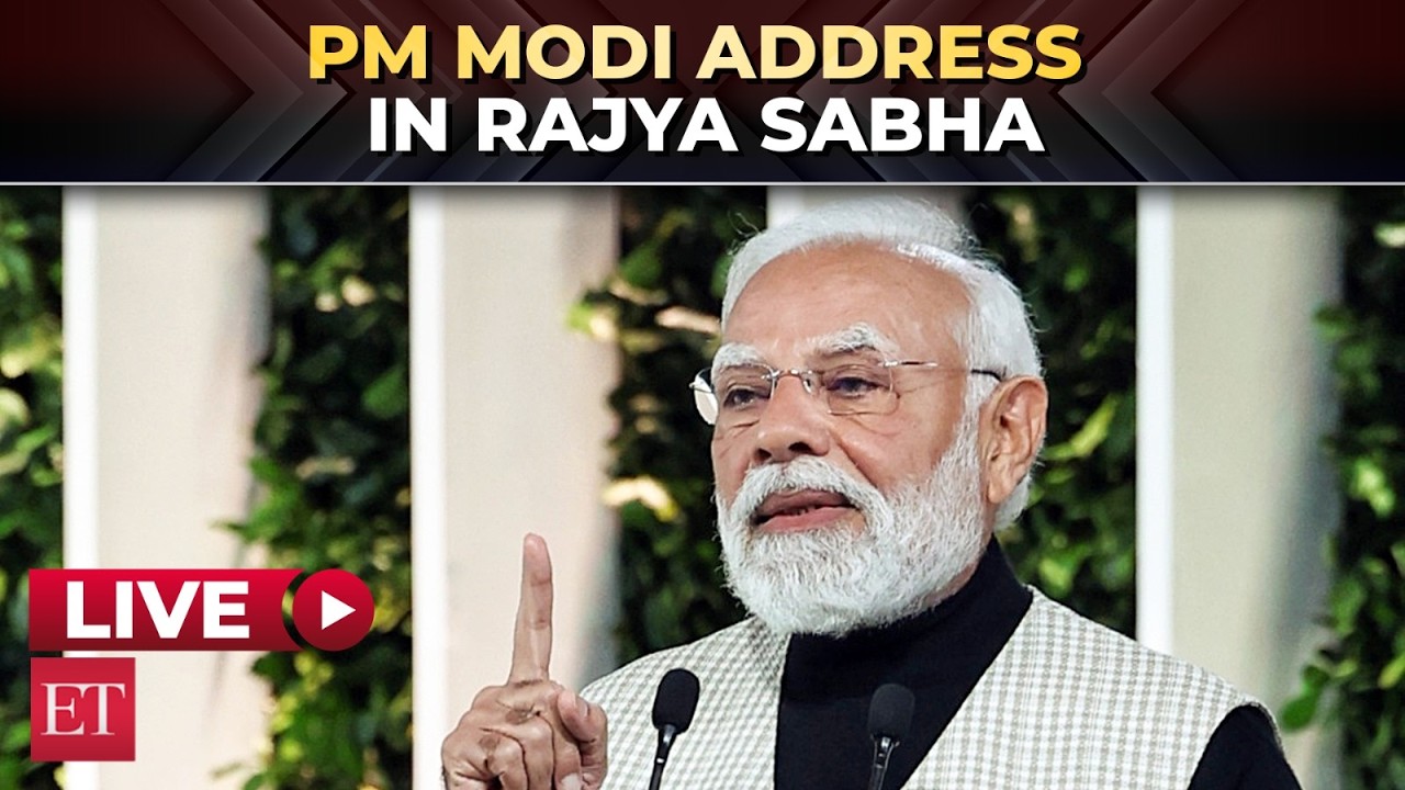 PM Modi in Rajya Sabha | Farewell speech for retiring MPs | Parliament session LIVE