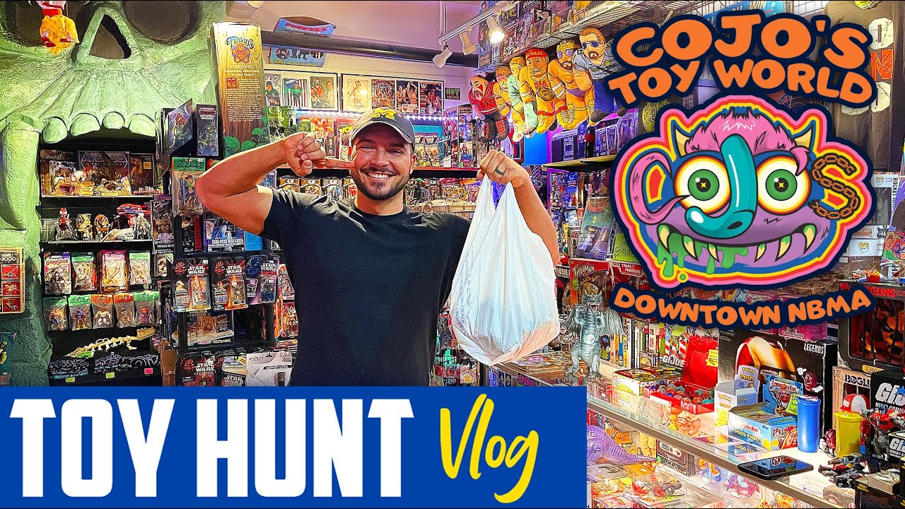 Ethan Page visits EPIC Retro Toy Store  • Cojo's Toy World New Bedford, MA • Toy Hunt Vlog