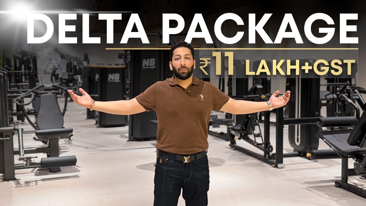 Complete Luxury Gym Setup at ₹11L+GST | Delta Commercial Gym Package by National Bodyline