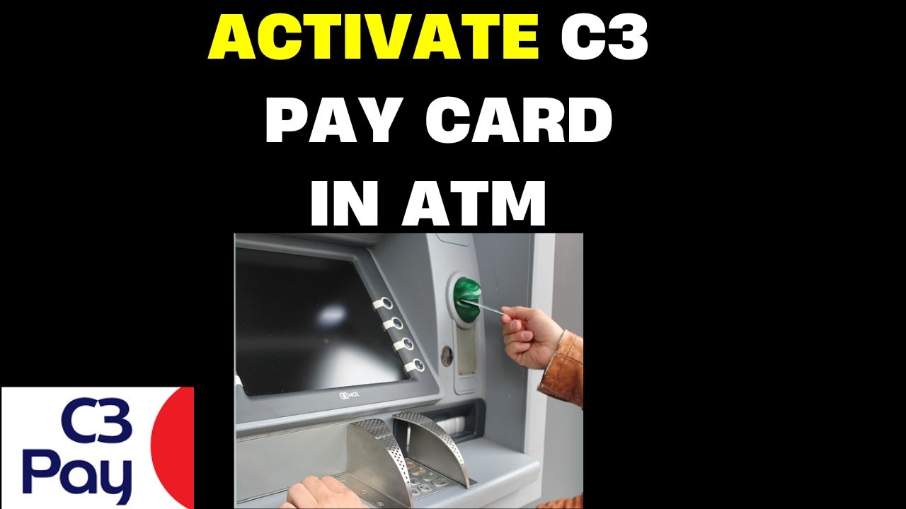 Как активировать карту C3 в банкомате | Как активировать карту c3pay | как активировать карту c3 ...