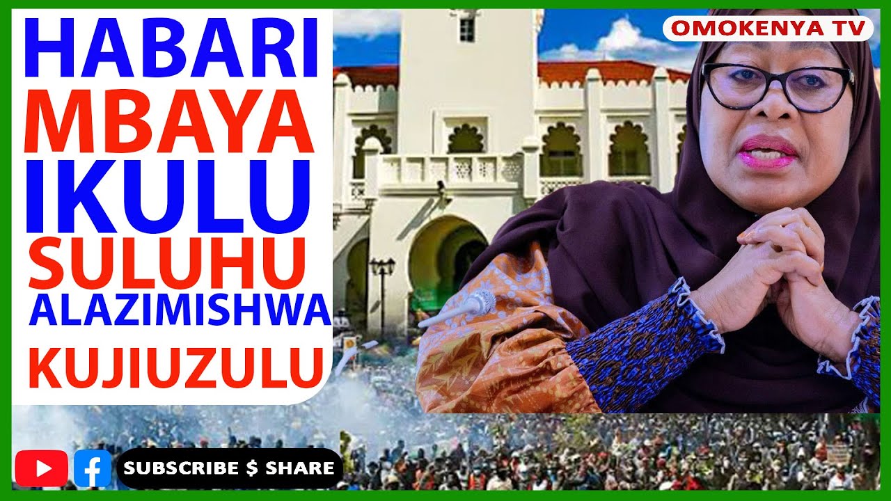 Breaking News: Hatari Kwa Rais Suluhu, Alazimishwa Kujiuzulu, Msamaha Wake Kukataliwa