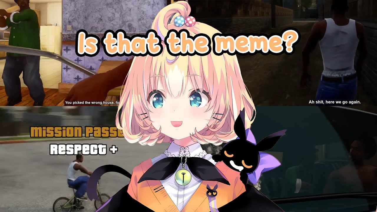 Первое прохождение GTASA от Милли | NIJISANJI EN Clips