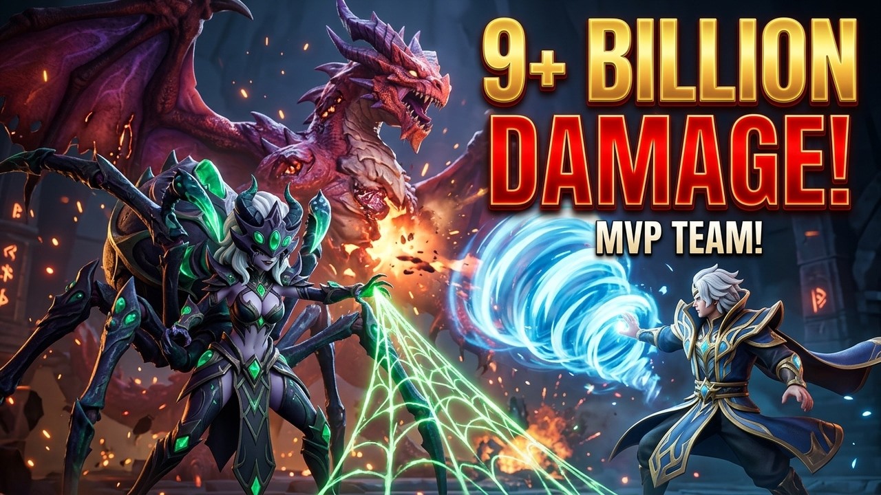 Evo Defense : Merge TD ! Evil Dragon Raid Melted 9+ billion Damage