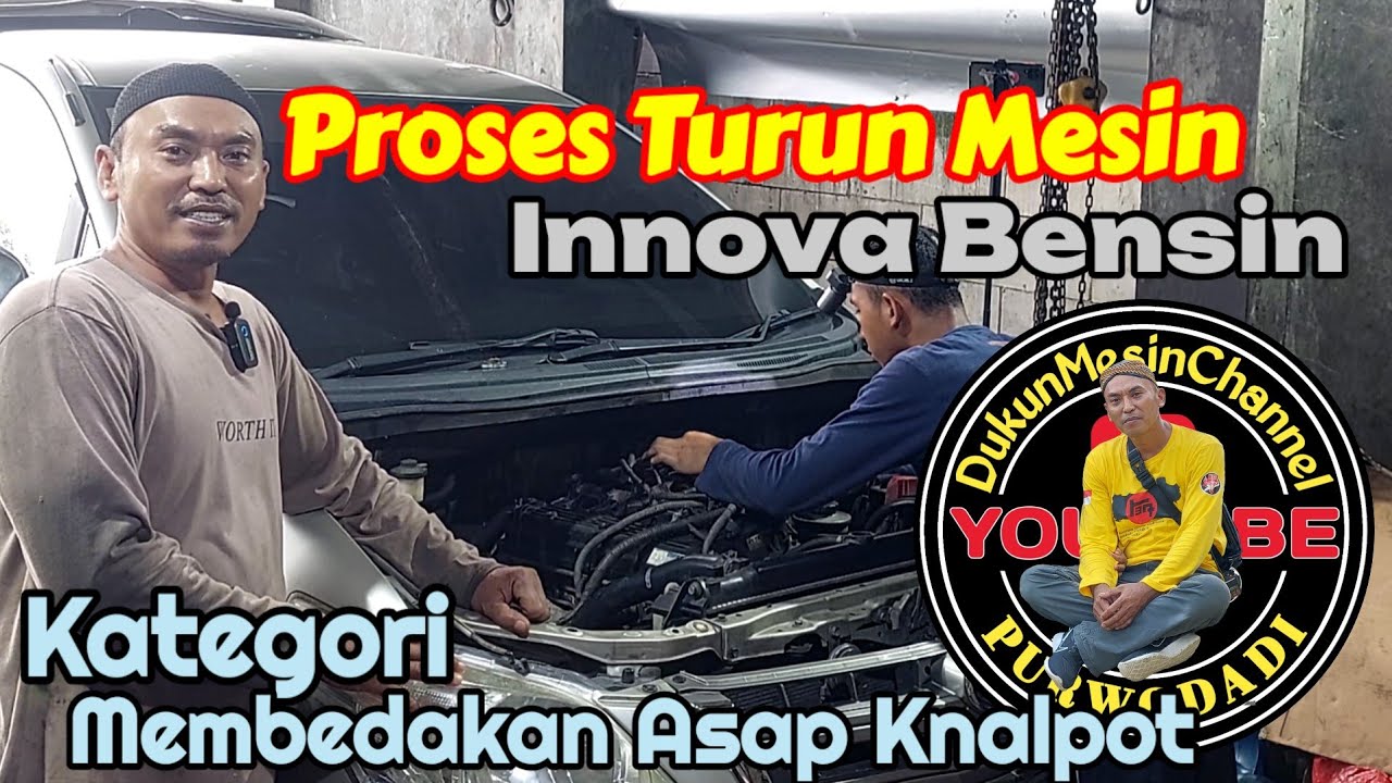 Proses Bongkar Mesin Innova BENSIN