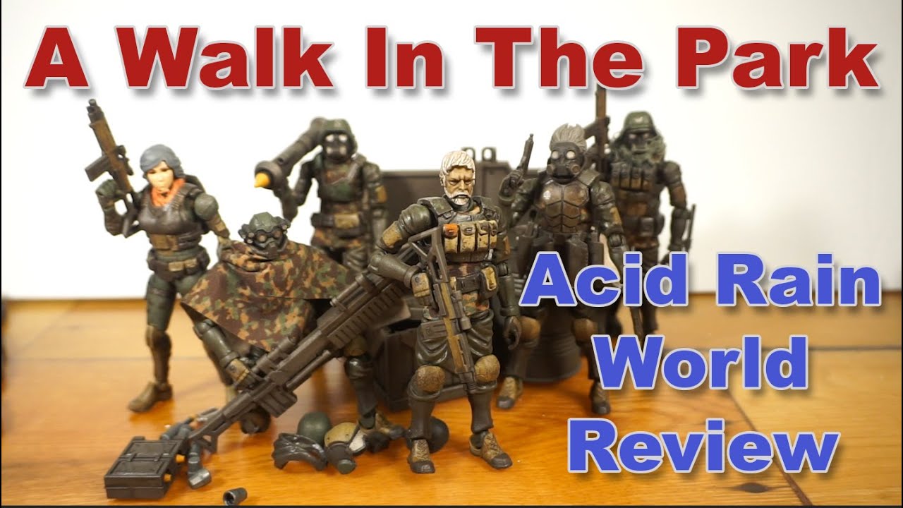 Acid Rain World - A Walk In The Park: Buck's Team 1:18 Action Figure Unboxing Review!
