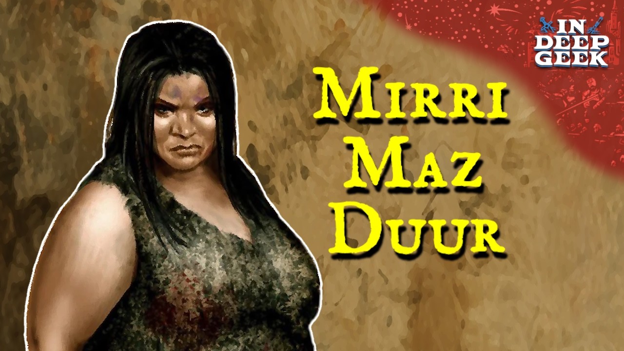 What did Mirri Maz Duur want?