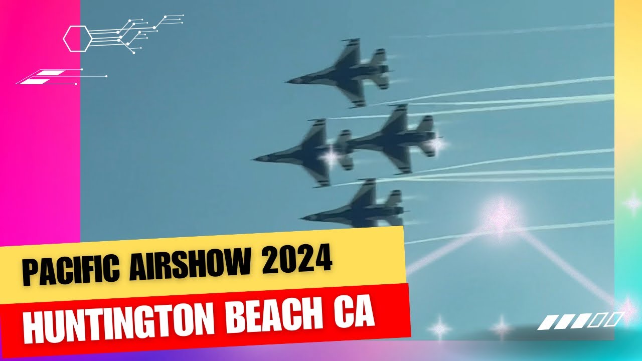 🎧 3D Sound of Pacific Airshow 2024 Huntington Beach CA Day One | Captured in Binaural Audio