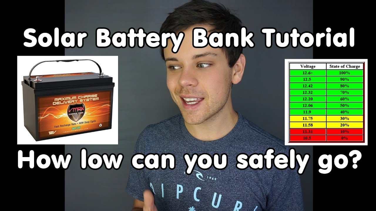 Solar Batteries: How low can you go? Increase performance and lifespan of your battery bank