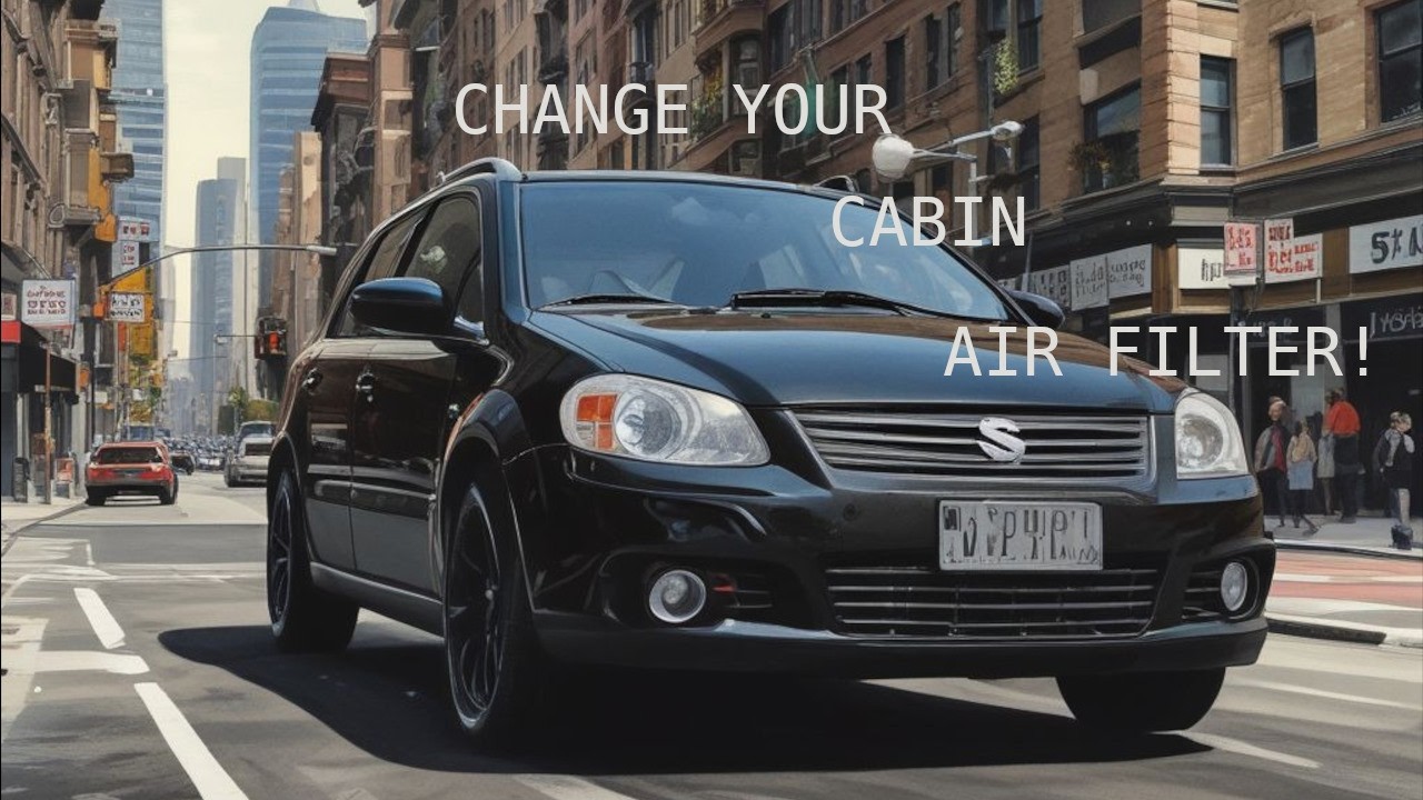Suzuki SX4! Change Cabin Air Filter!