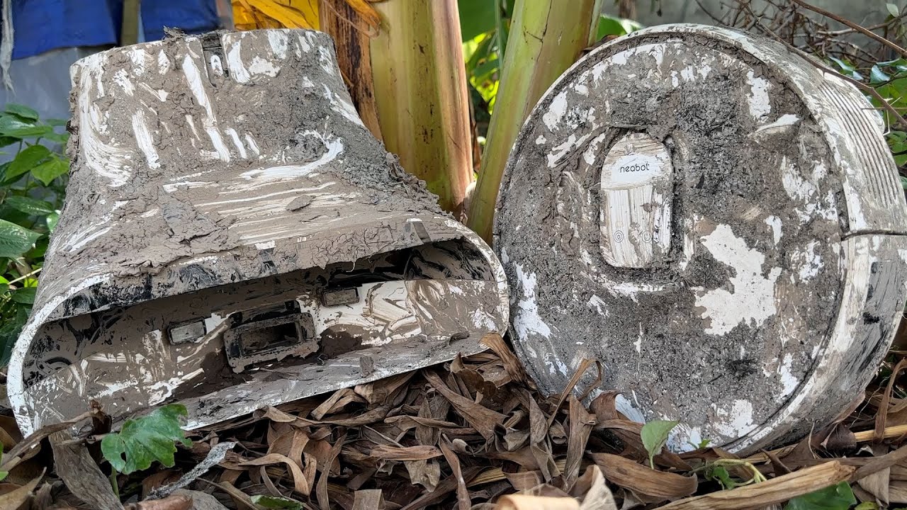 Restore Neabot Floor Eleaning Robot Swept Away After Flood