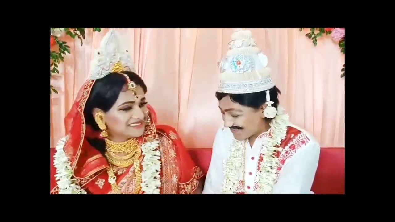 Boy to girl Transformation on their wedding day 💗🌹