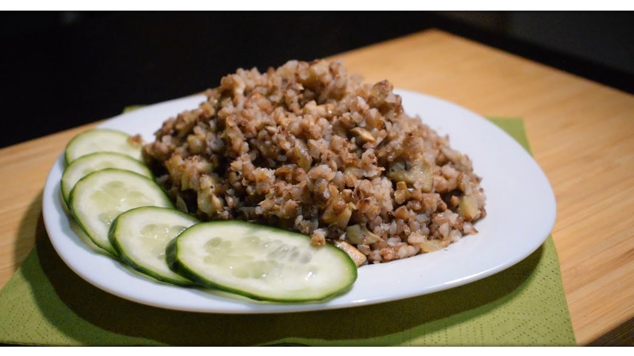 DA LI VOLITE HELJDU? Posna večera za 15 minuta. Heljda sa pečurkama i lukom. Zdrava ishrana.