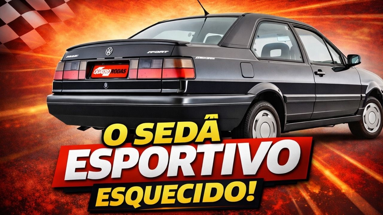 🟢VW Santana Sport: O Sedã Esportivo Esquecido Que Enfrentou o Monza nos Anos 90