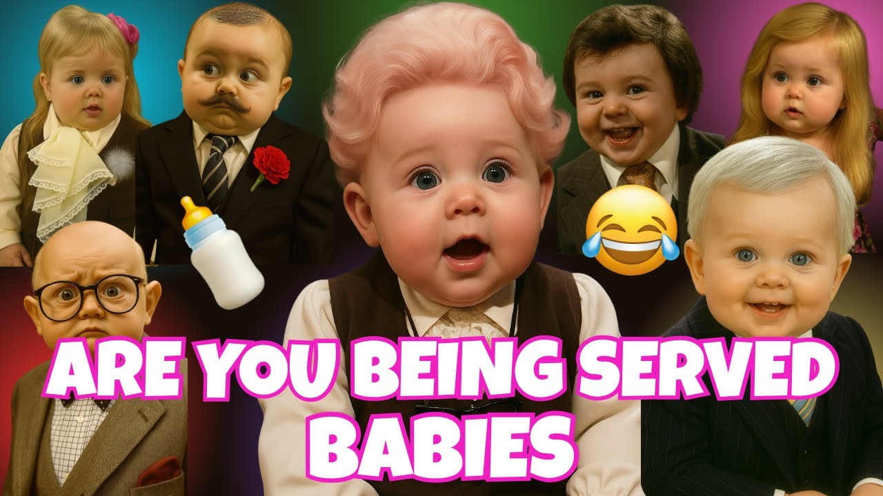 Вам подают… Но они же младенцы?! 😂🍼 | Подборка детского ИИ