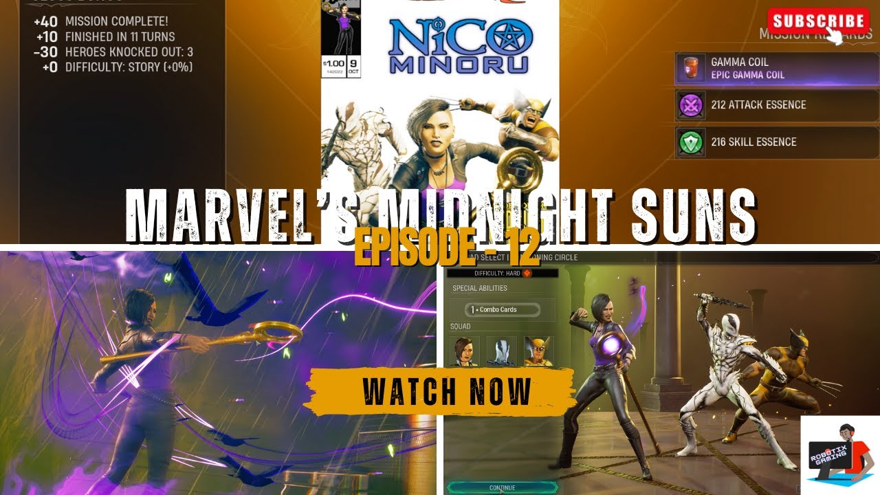 MARVEL'S MIDNIGHT SUNS, ЭПИЗОД 12 #wolverine #nicominoru #marvelmidnightsuns #marvel #gameplay