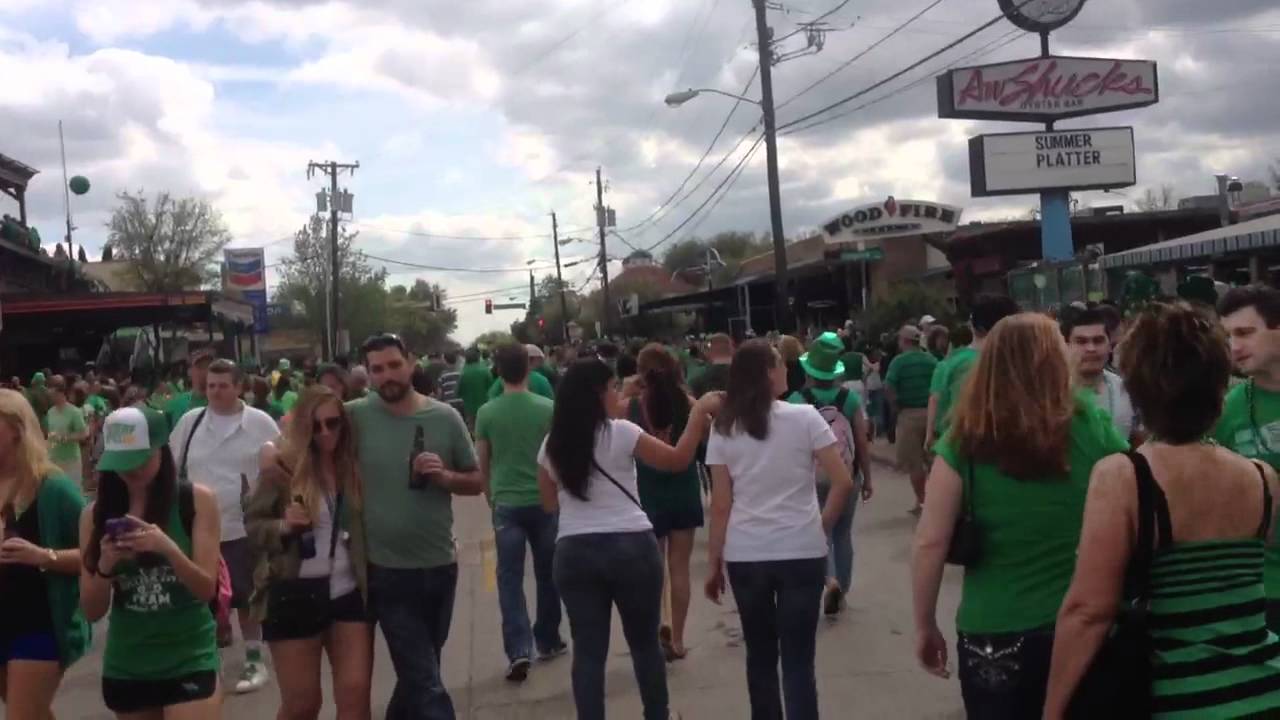 St. Patrick's Day on Greenville Ave. Dallas, Tx