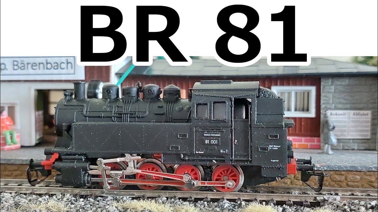DR-Baureihe 81  -  Spur TT  -  Modell und Wirklichkeit