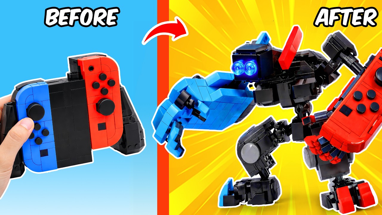 Constru&iacute; un Mecha de Nintendo Switch en LEGO de Marstoy | BEAR Bricks SPANISH