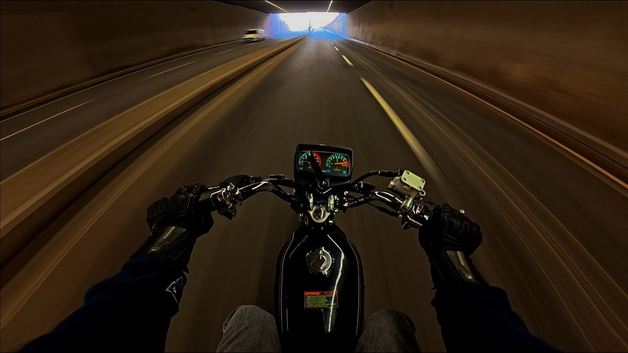 POV Ride the city streets CG 125 [4K]
