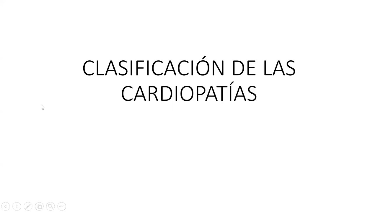 Clasificación de las Cardiopatías Congénitas