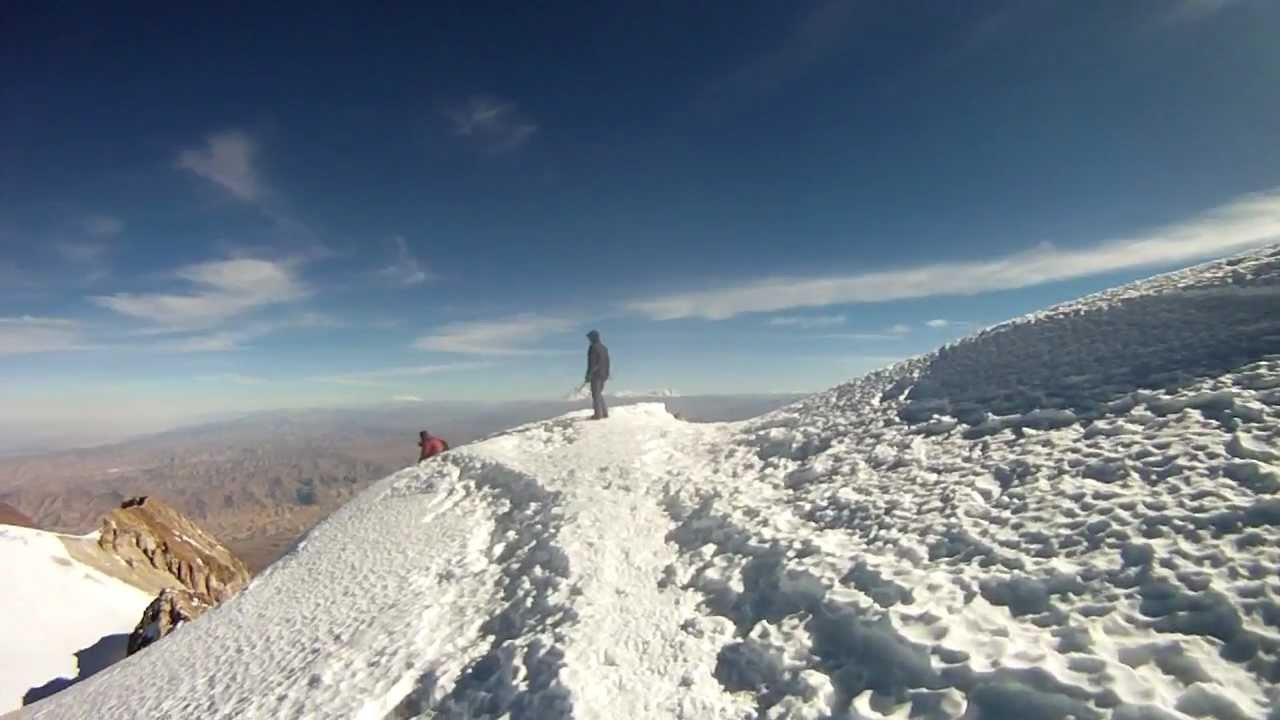 Vulcão Chachani - Arequipa - Peru - Cume e início da descida.