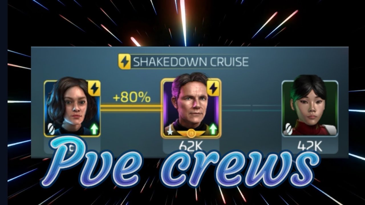 various different pve crew loadouts