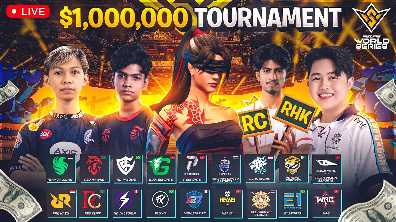 RHK vs RC vs EVOS🔥12 কোটি 24 লাখ টাকার Tournament 😱FFWS Global Finals 2025😱