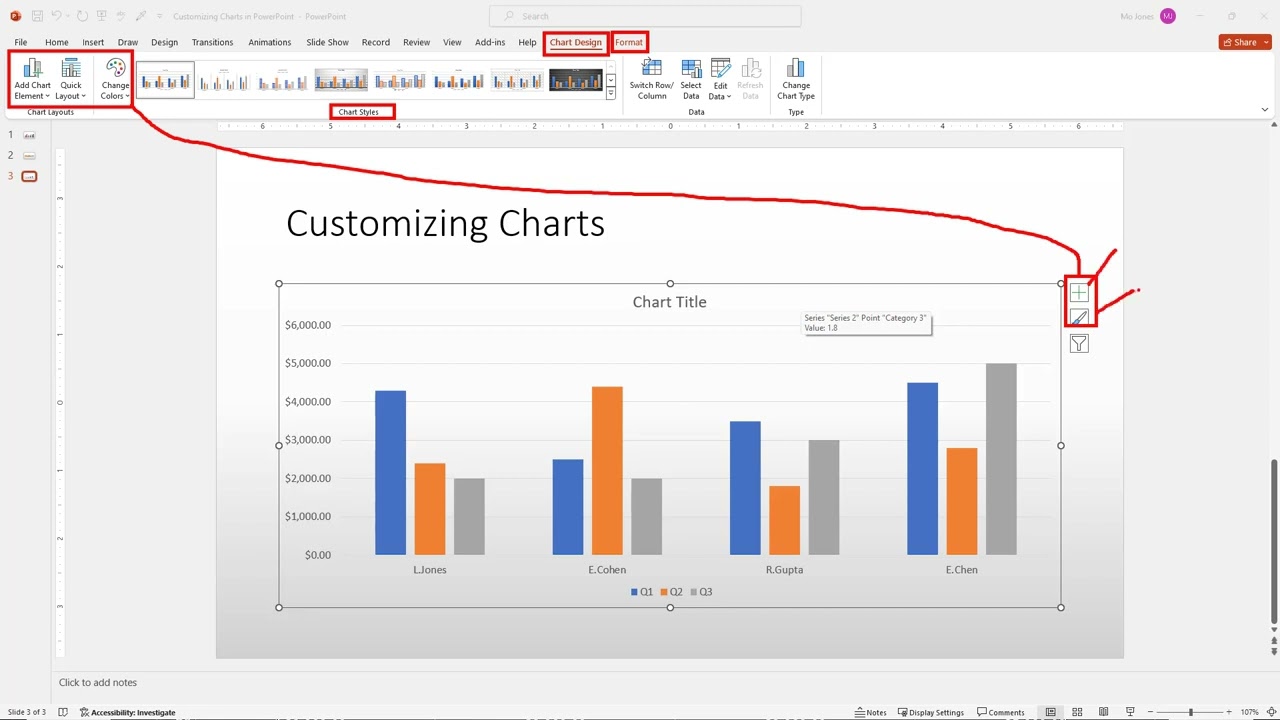 Custom Charts in PowerPoint