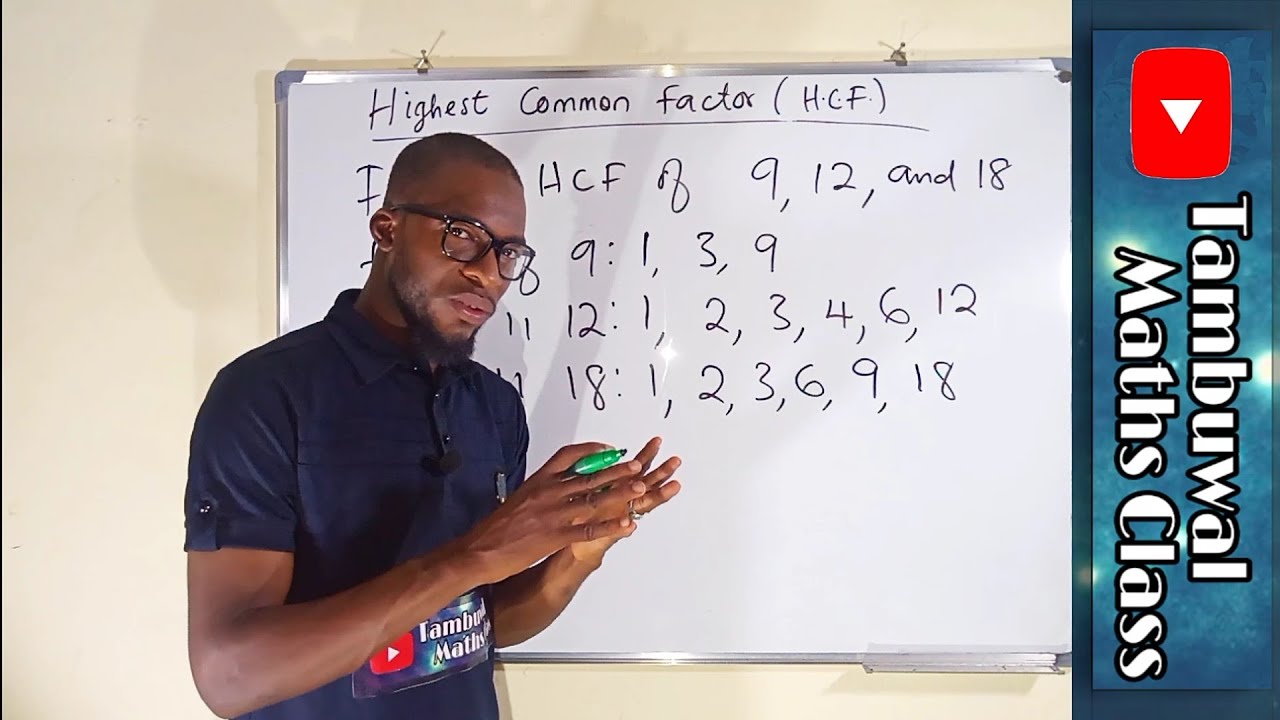 Highest Common Factor (HCF)