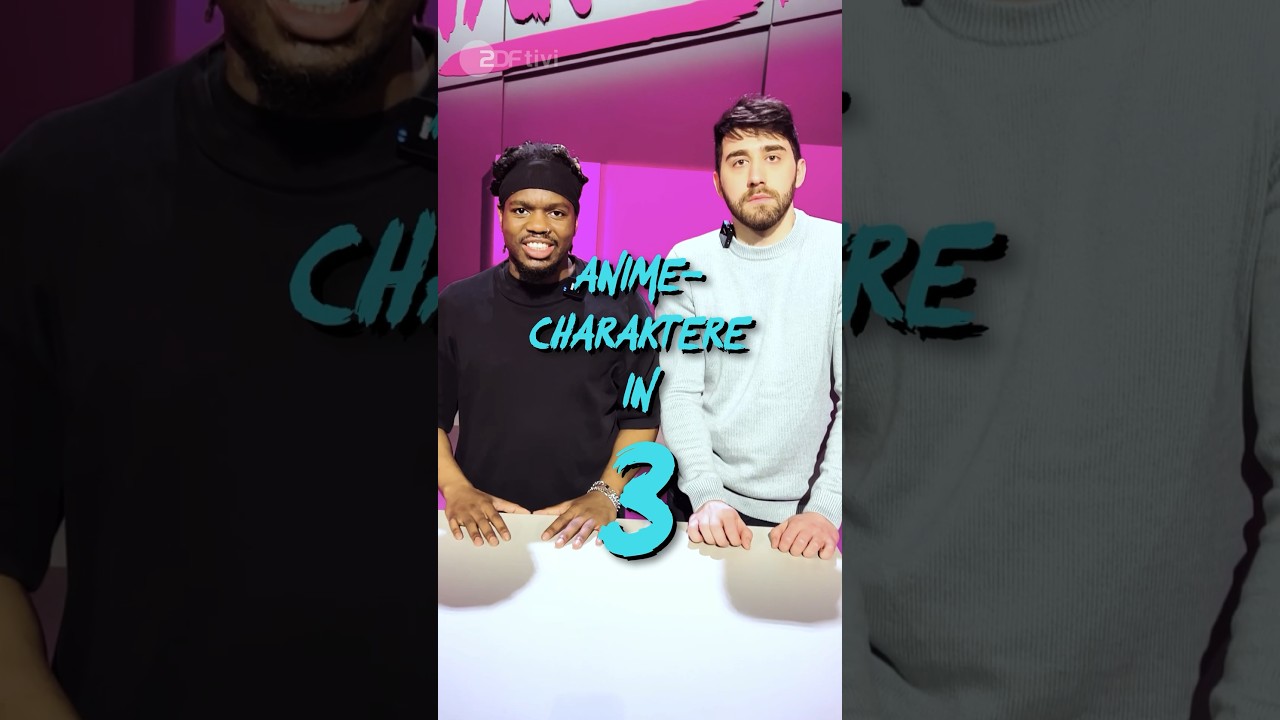 ANIME Charaktere in 3, 2, 1 … 
