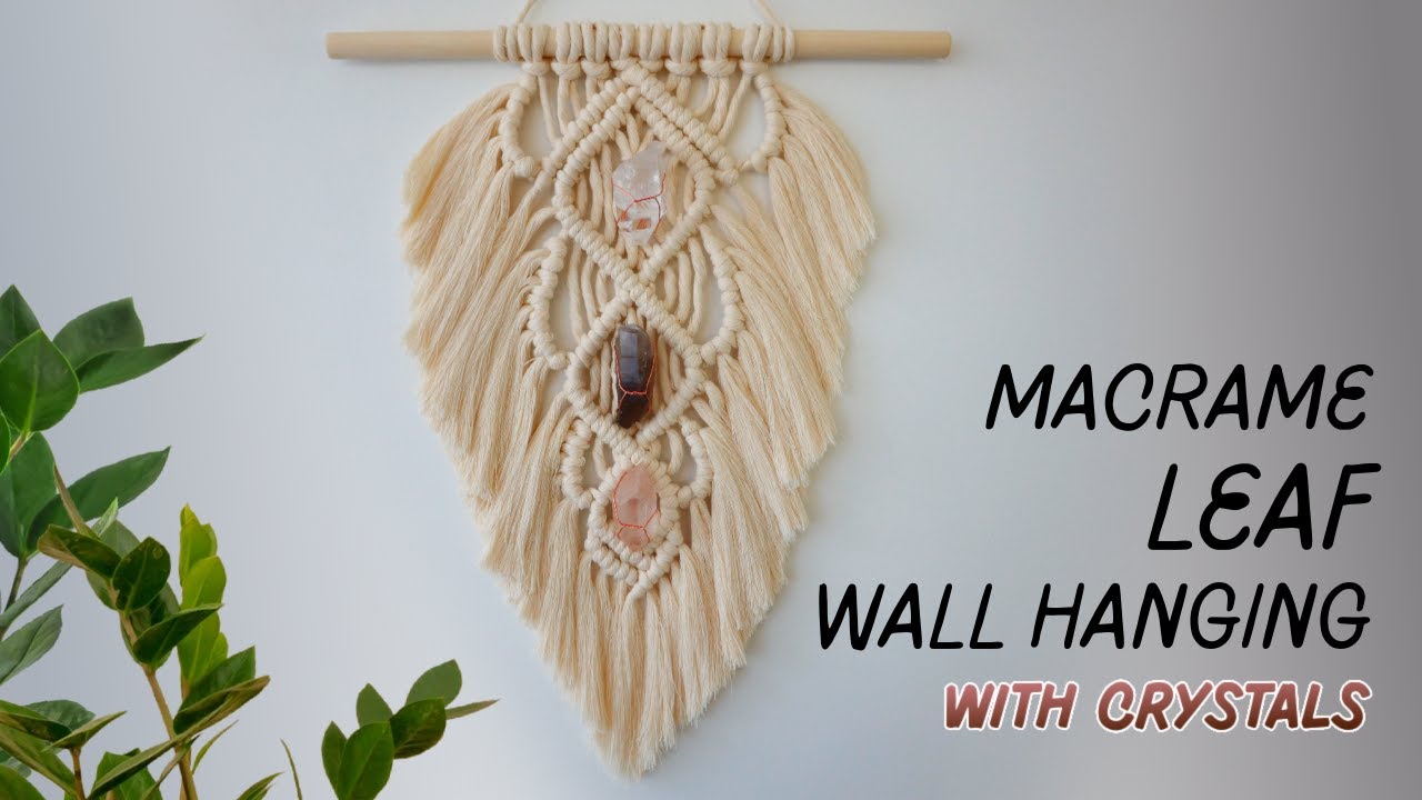Macrame Leaf (Feather) Wall Hanging Free Pattern!