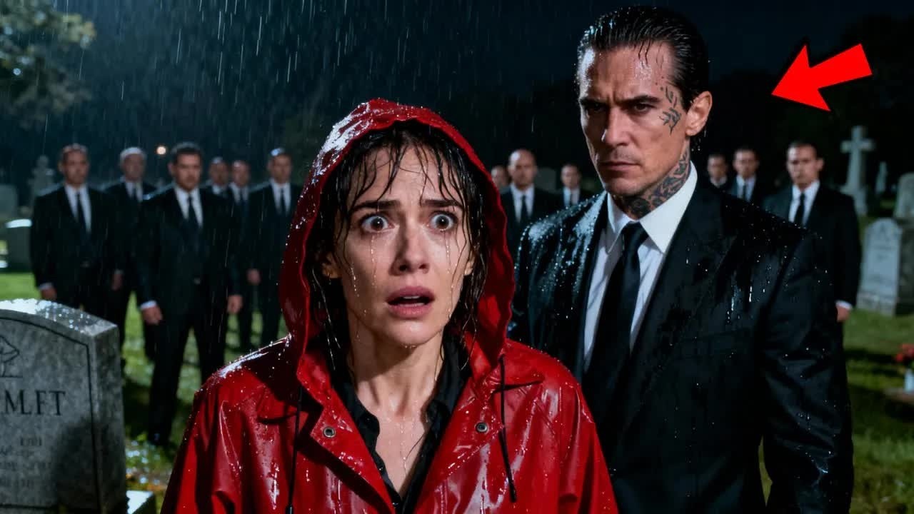 She Visited Her Father’s Grave At Midnight —The Mafia Boss And His 20 Men Were Waiting With A Se