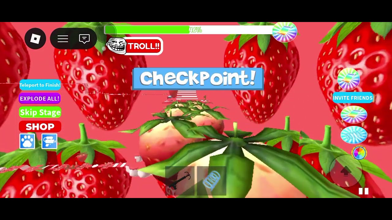 Strawberry Obby Roblox !