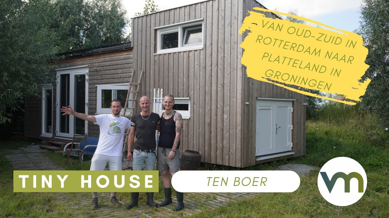 Wouter en Patrick vonden hun geluk in Tiny House Woldwijk Ten Boer