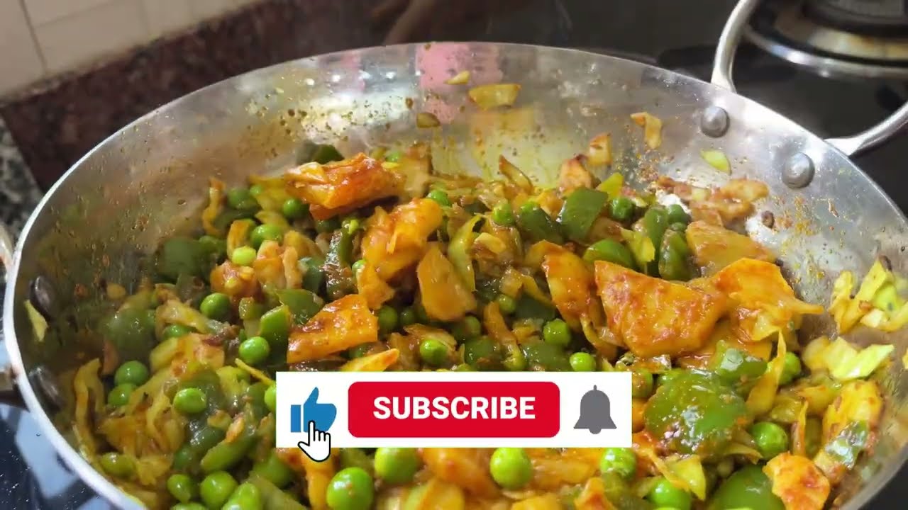 Hotel Jaisi Aloo Gobi Matar Sabji 🤤 | Easy Sabzi Recipe at Home | Must try 